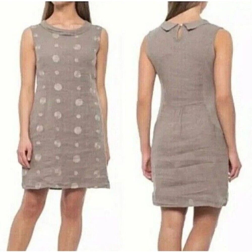 Lina Tomei 100% Linen Dress Made in Italy Medium